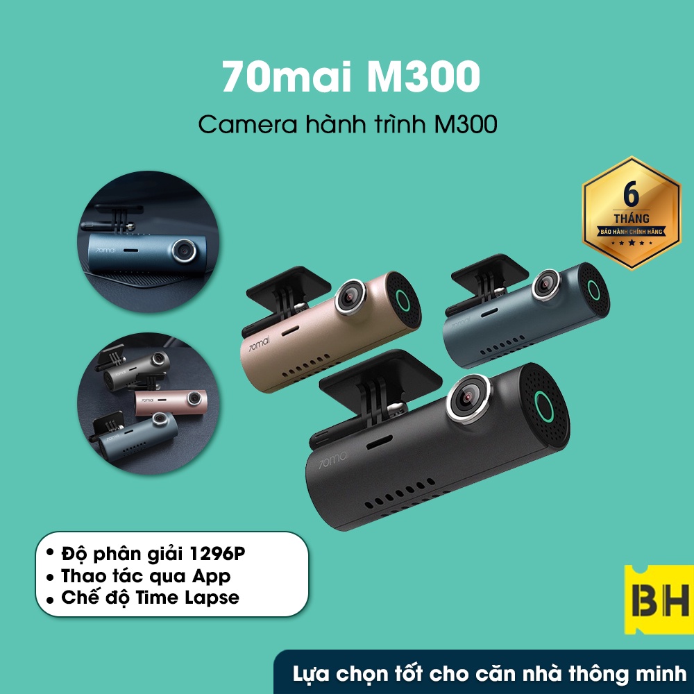 Camera Hành Trình Ô tô Xiaomi 70mai M300 - BẢN QUỐC TẾ | WebRaoVat - webraovat.net.vn