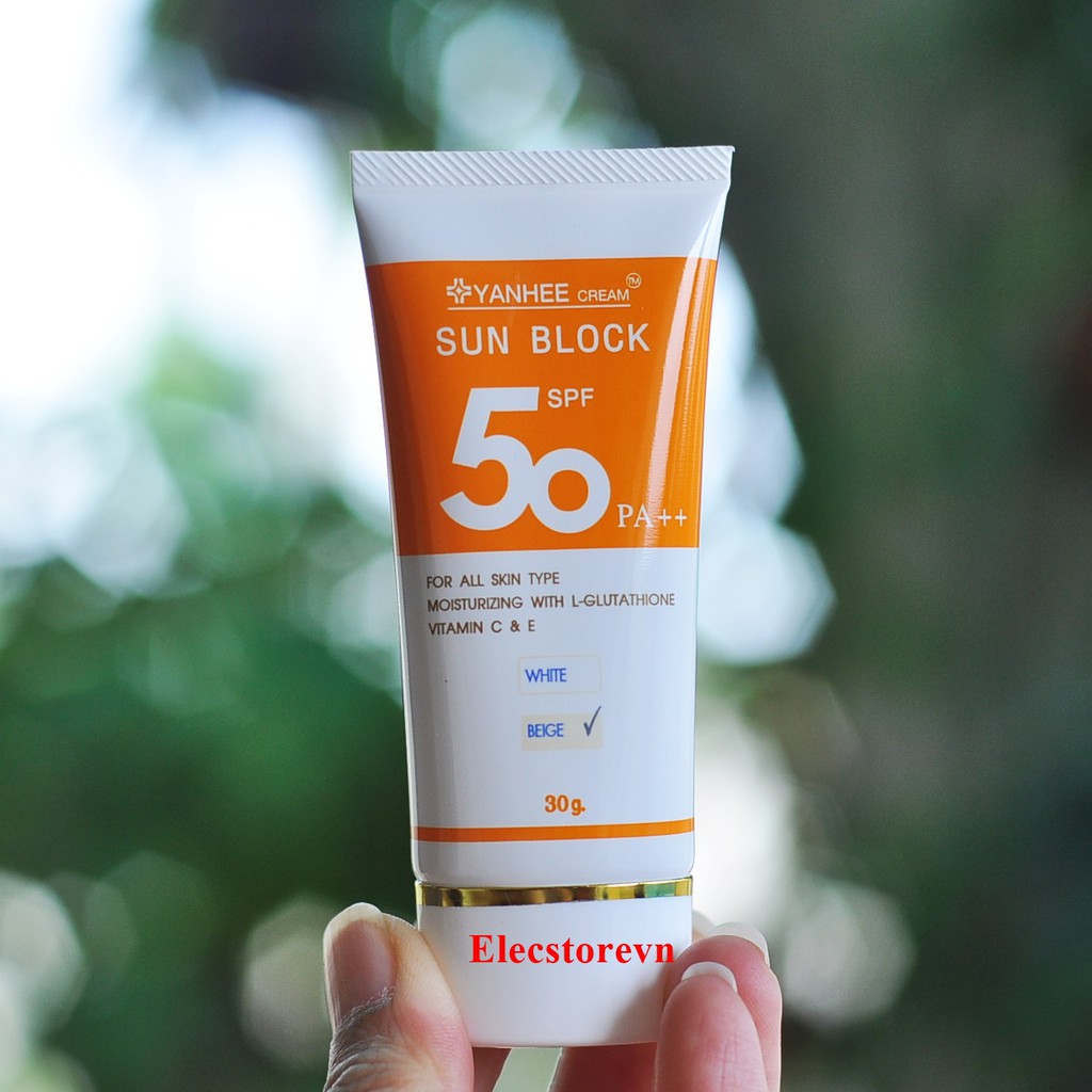 Kem chống nắng Sun Block Yanhee SPF50 PA+++ Thái Lan