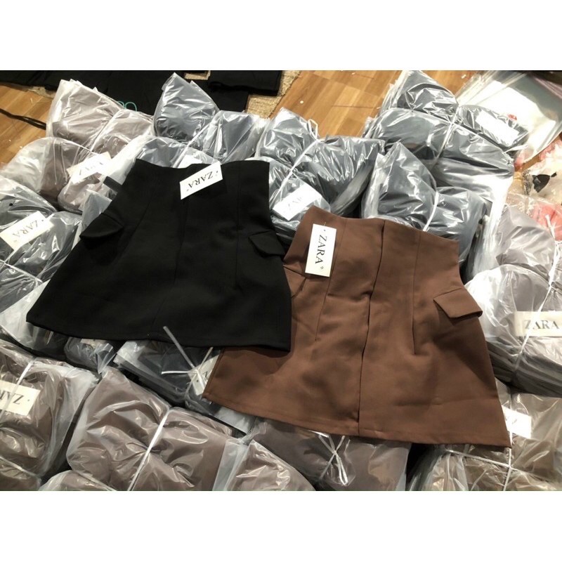 Chân Váy Cạp Cao Nắp Túi | BigBuy360 - bigbuy360.vn