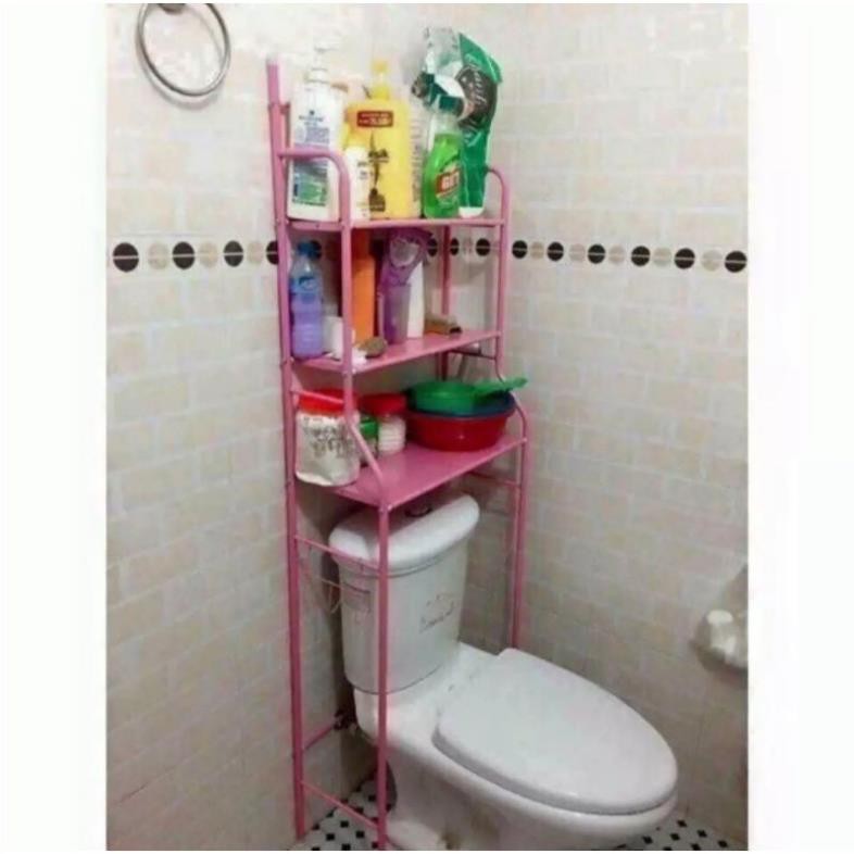 Kệ sau TOILET. Kệ nhà tắm 3 tầng thông minh. Kích thước 165x55x25cm. Sang trọng, tiết kiệm không gian