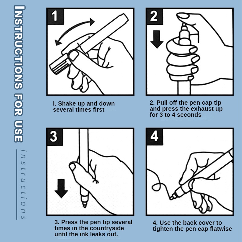 Bút Lông Màu Acrylic Không Mùi Thân Thiện Với Môi Trường Và Không Mùi Chống Thấm Nước