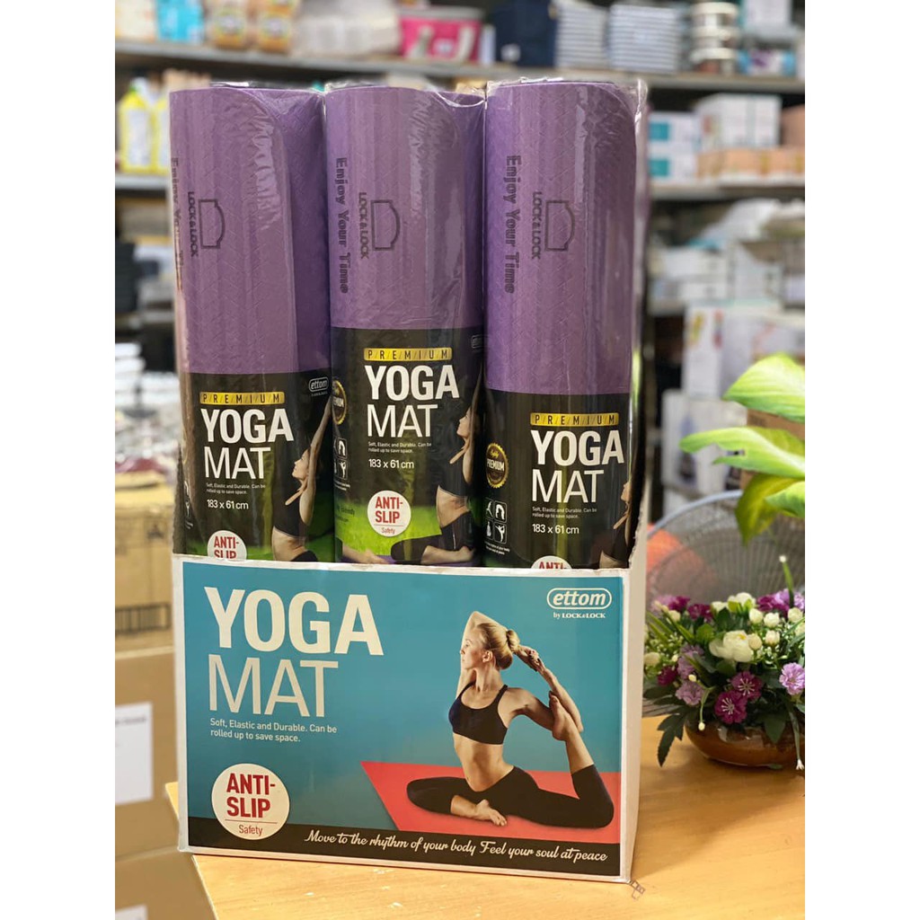 THẢM TẬP YOGA LOCK&amp;LOCK MAT211, MAT212