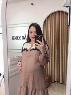 Váy bầu dáng xuông
