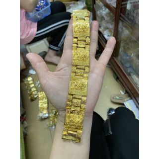 lắc tay nam chạm rồng phiên bản thật