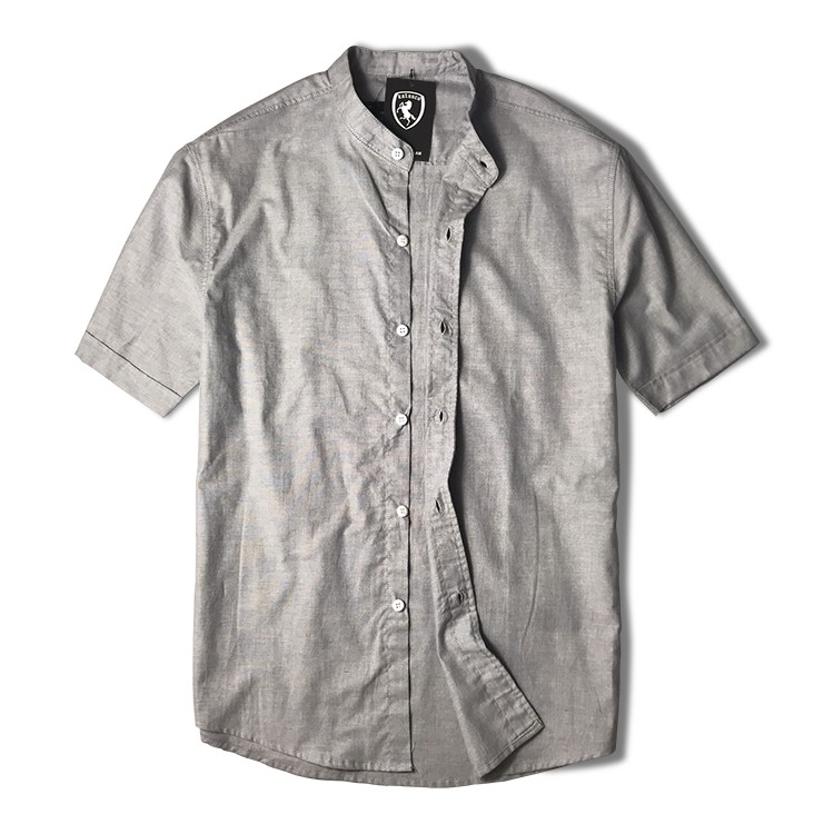 [Mã FAMALLT5 giảm 15% đơn 150K] Áo Sơ Mi Nam Vải Oxford Ngắn Tay Cổ Tàu KATUSCO - A2008 | BigBuy360 - bigbuy360.vn