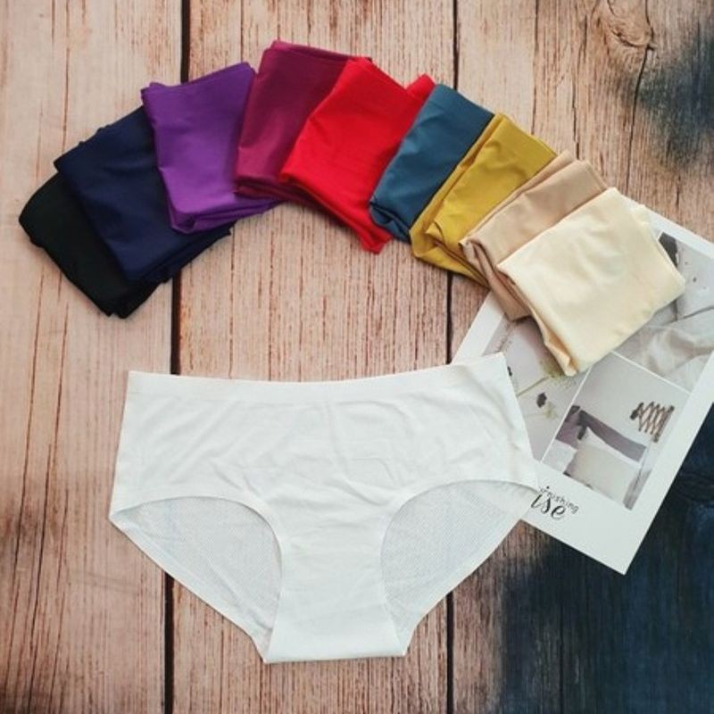 Quần lót nữ đúc su ép viền Form rộng và nhỏ cao cấp thun lạnh có chọn màu chọn size QL11