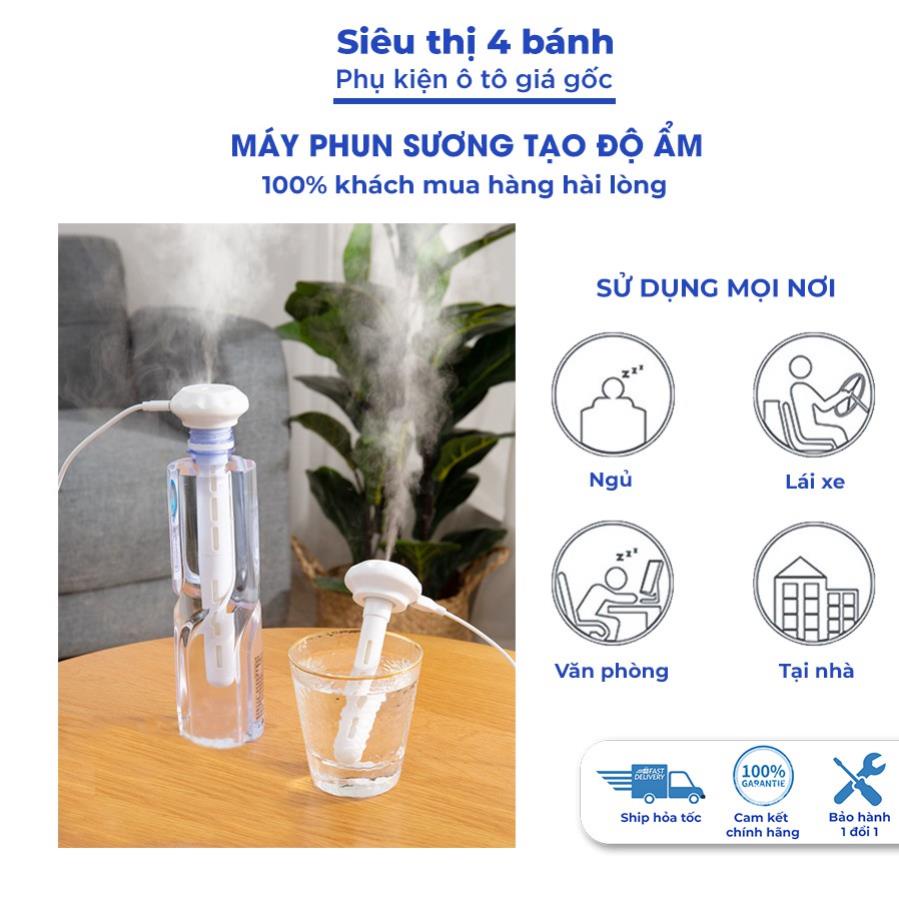 Máy phun sương mini cho xe hơi - Sạc USB - Thiết kế di động tiện dụng cho ô tô/ gia đình/ văn phòng