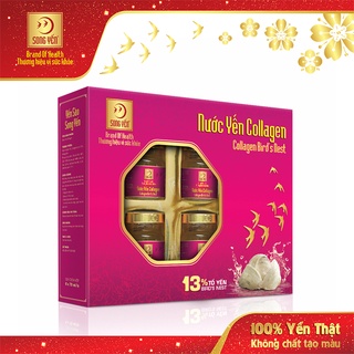 Nước Yến Collagen 13% Song Yến (Lốc 6 Lọ x 70ml)