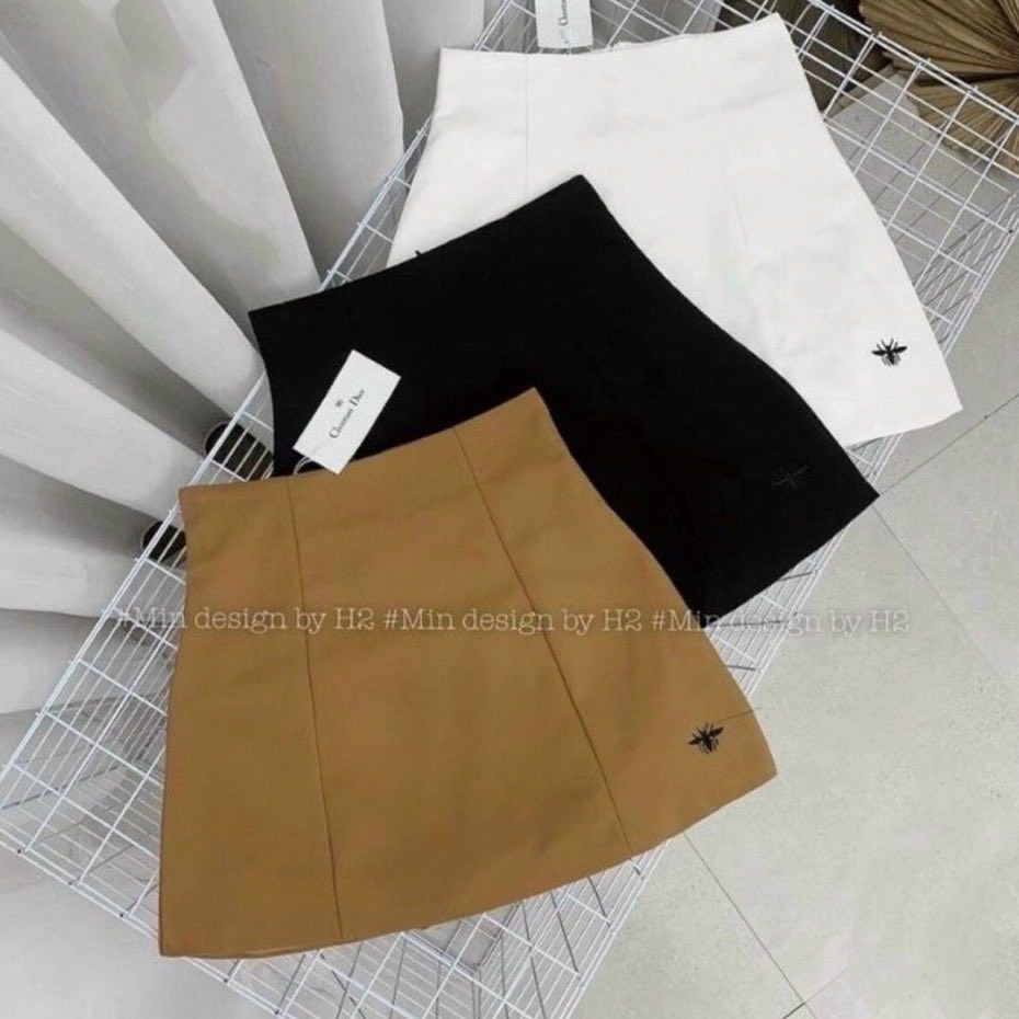 Chân váy chữ A thêu ong chất đẹp Mã sản phẩm Laco23