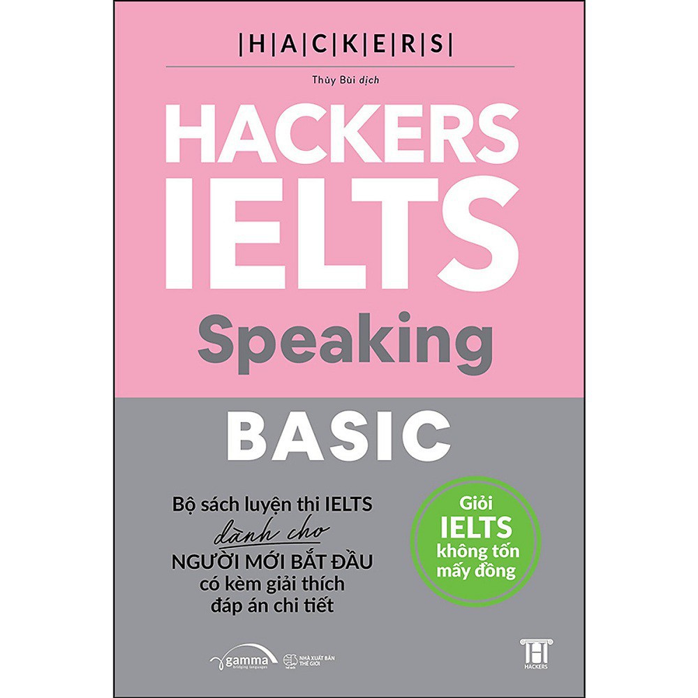 Sách - Combo: Hackers Ielts Basic: Reading + Listening + Writing + Speaking (4 cuốn) [AlphaBooks]