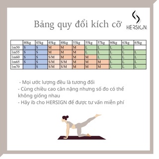 ĐỒ TẬP GYM NỮ BỘ ĐỒ TẬP YOGA CAO CẤP ÁO BRA THỂ THAO QUẦN DÀI HERSIGN-SET47