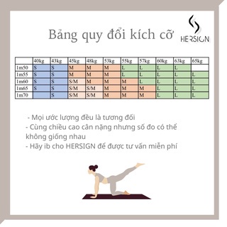 ĐỒ TẬP GYM NỮ BỘ ĐỒ TẬP YOGA CAO CẤP ÁO BRA THỂ THAO QUẦN DÀI HERSIGN-SET47