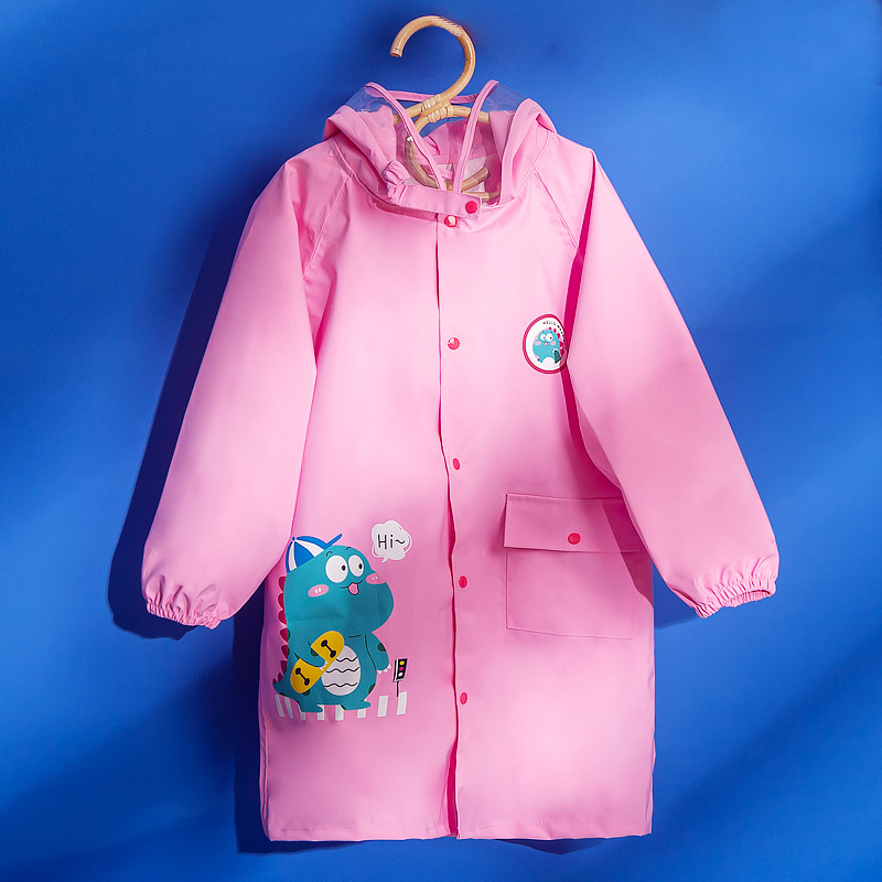 Cute Dinosaur Raincoat for Children Boys and Girls All Over Heavy
