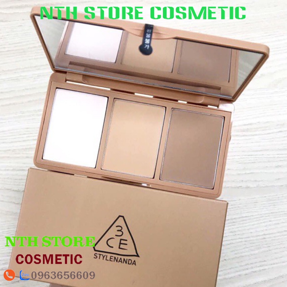 Bảng phấn tạo khối 3CE Face Contour Tuning Chuyên dùng makeup