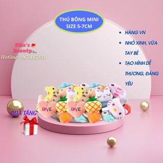 Gấu bông mini size 5-7cm