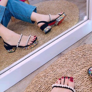 Sandal đá g u c c i