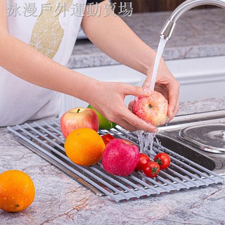 🔥🔥┅Giá để chén dĩa bằng Silicone có thể gấp gọn tiện dụng