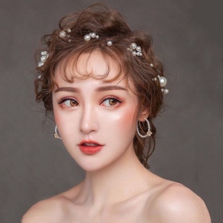 Cài tóc cô dâu dây ngọc