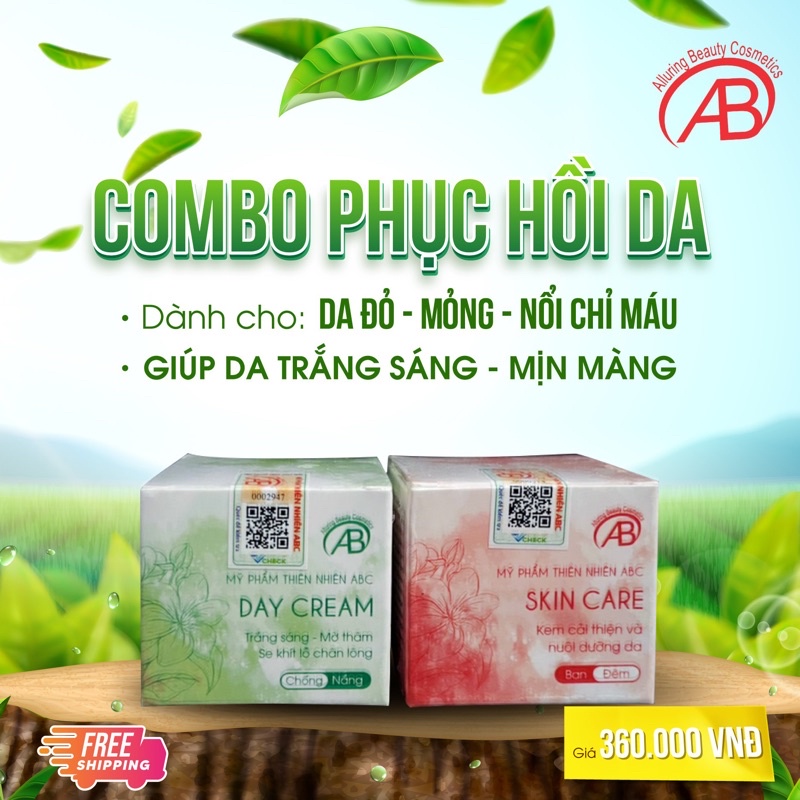 COMBO DƯỠNG DA NHẠY CẢM PHỤC HỒI DA