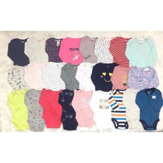 Set 4 bodysuit dài tay hàng Cambodia xuất dư xịn
