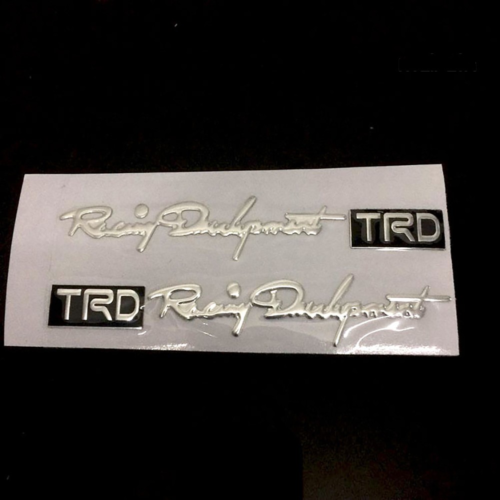 【VIP】Car Vehicle Hand Grip 3D Sticker for TRD Design Racing Department Decal Decor