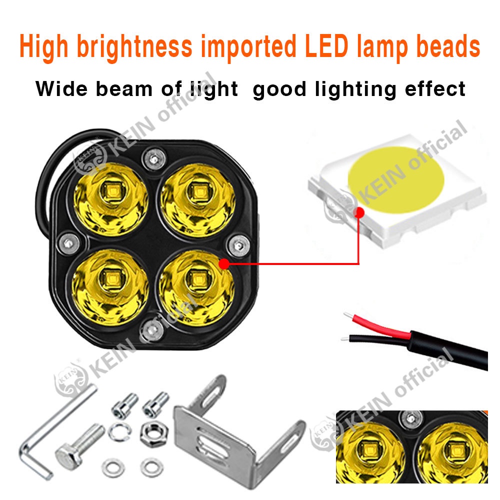 Đèn Pha Led Cree Bóng Đèn Sương Mù Dành Cho Xe Mô Tô 2020