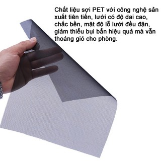 [Có làm theo yêu cầu] Lưới chống bụi chống kiến ba khoang khung nẹp cố định