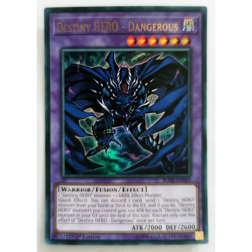 [Thẻ Yugioh] Destiny HERO - Dangerous |EN| Ultra Rare (GX)