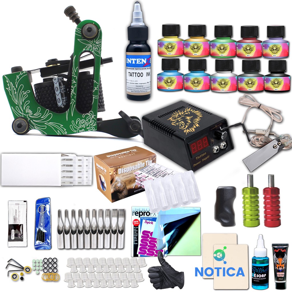 BỘ KIT MÁY XĂM TATTOO 20 CHI TIẾT