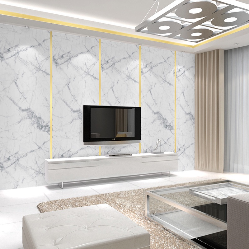 20M / cuộn Ngói gốm chống thấm ướt Băng keo Trang trí nội thất Vàng Bạc Đen Tự dính Tường Ngói dán sàn Băng dán Trang trí nội thất