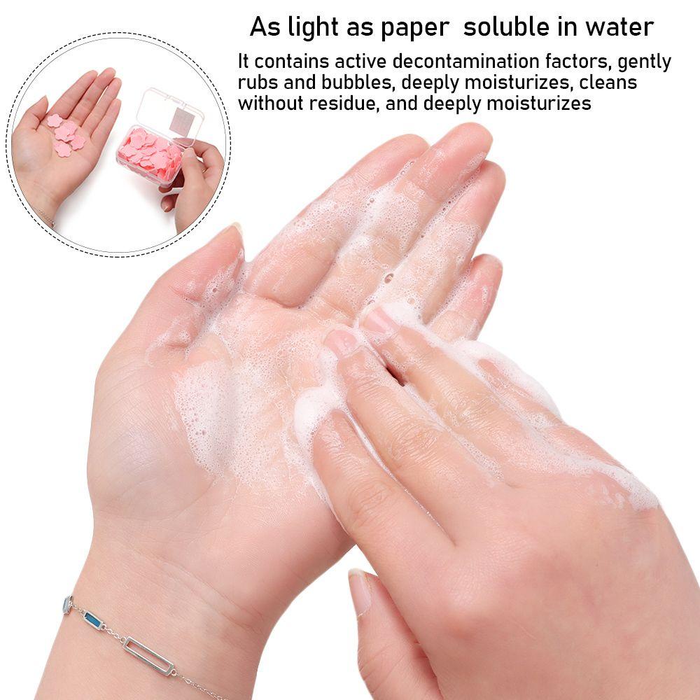 Hộp Khăn Giấy Xà Phòng Mini Hình Bông Hoa