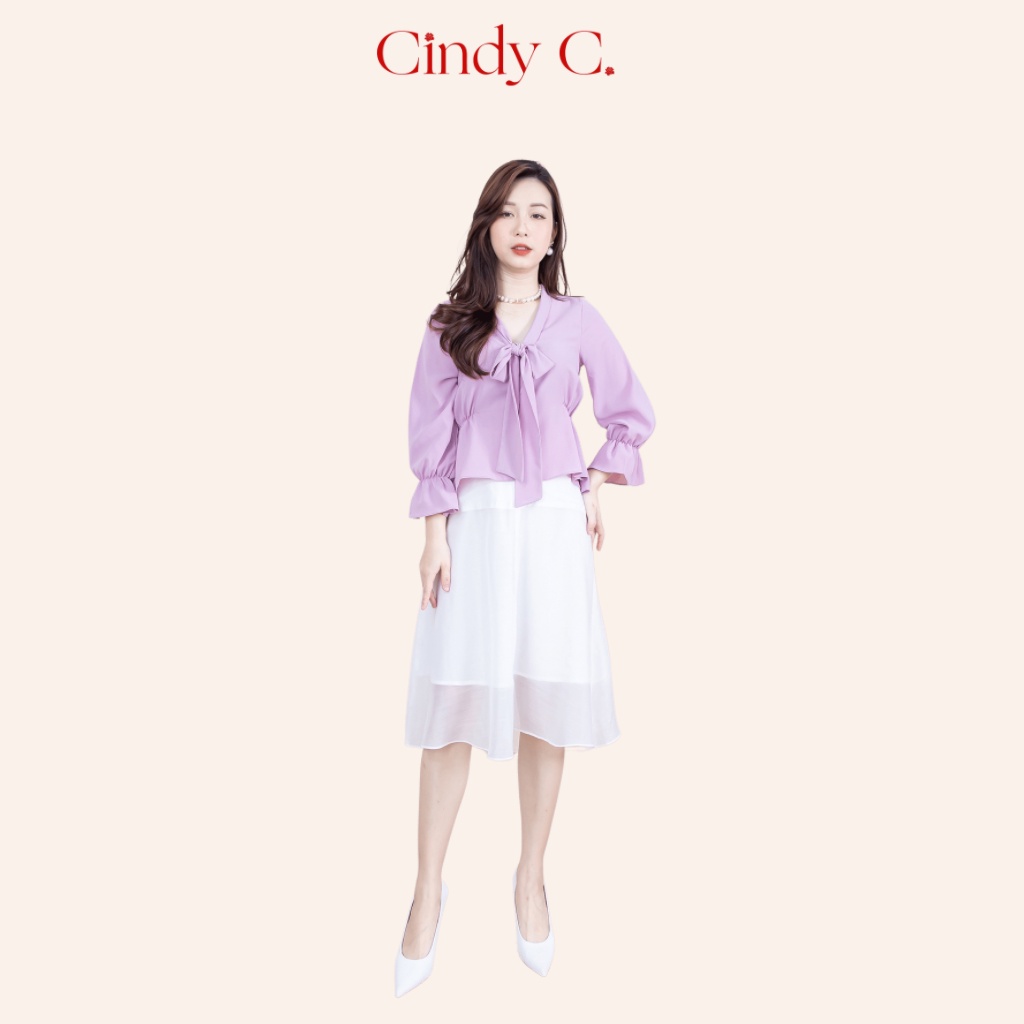 Chân váy dài Dilys CINDY C chất liệu Organza thanh lịch nữ tính 514