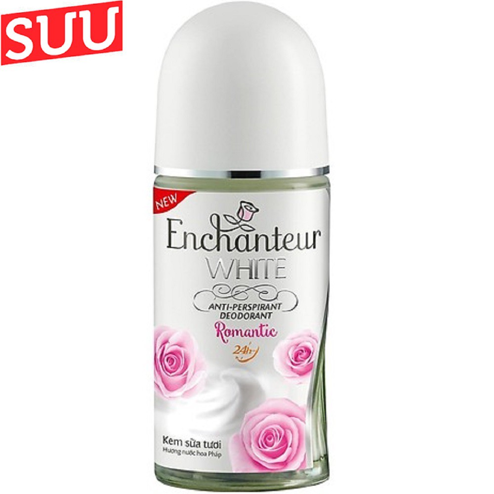 Lăn Khử Mùi Dưỡng Trắng dạng sữa Enchanteur 50ml suu.shop cam kết 100% chính hãng | BigBuy360 - bigbuy360.vn