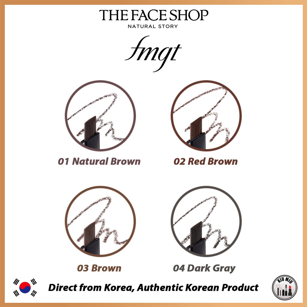 THE FACE SHOP fmgt BROW MASTER MATTE BROW PENCIL *ORIGINAL KOREA*
