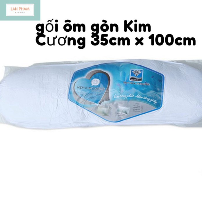 Gối Ôm Gòn Hiệu Kim Cương Cao Cấp 38cm x 100cm - AT HOME