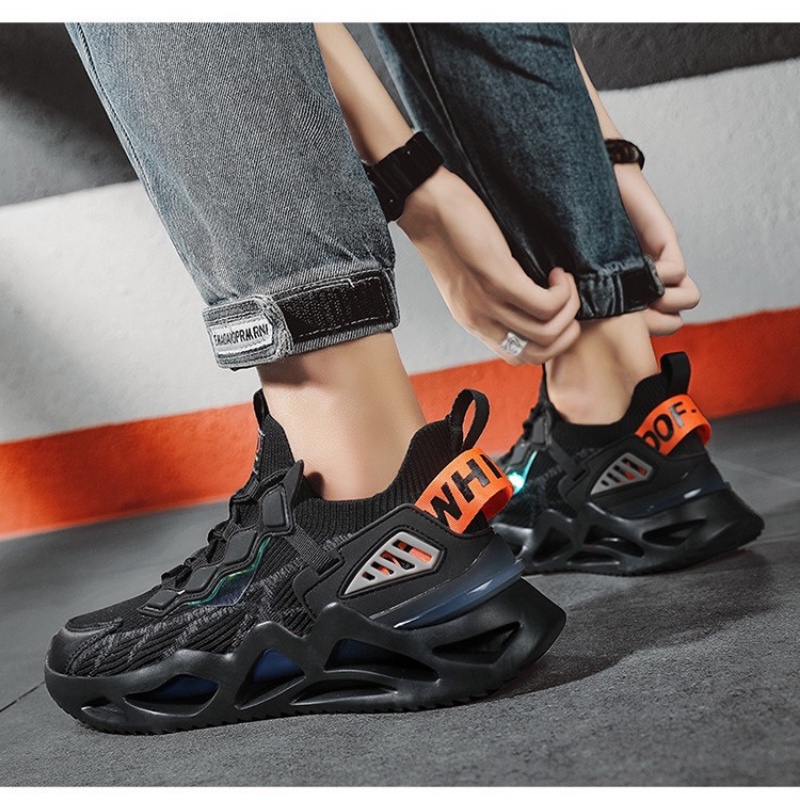 Giày Thể Thao Nam MWC Sneaker Vải Đế Cao Thoáng Khí Phong Cách Trẻ Trung NATT - 5353
