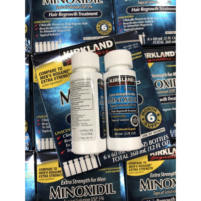 [RẺ VÔ ĐỊCH]    Thuốc Mọc Râu, Tóc MINOXIDIL 5% KIRKLAND Của Mỹ