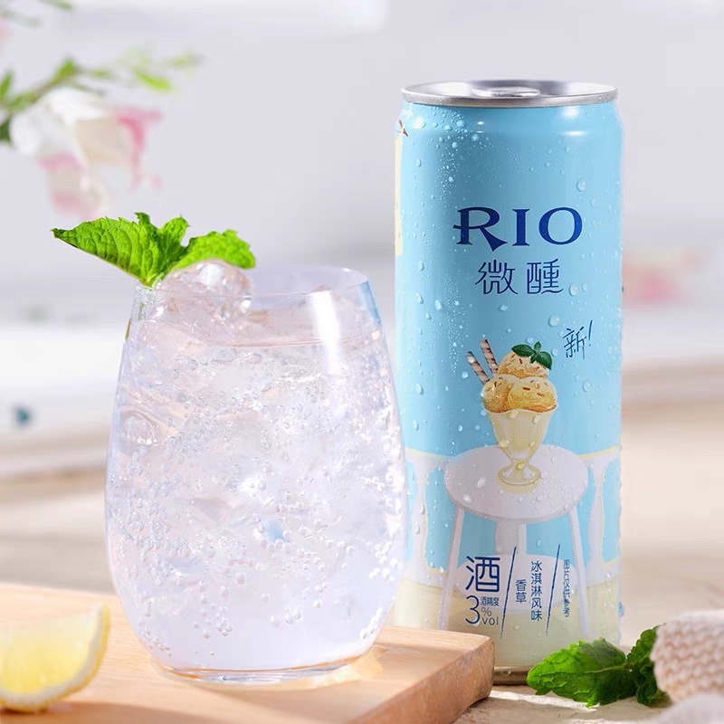 Nước trái cây lên men Rio dòng sản phẩm Miao lon 330ml