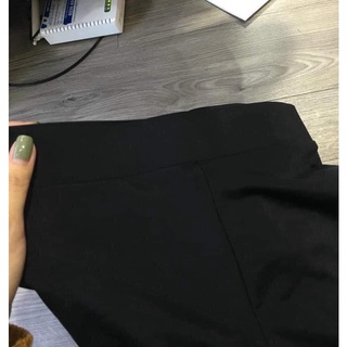 Quần lenging Uni đen co giãn 4 chiều