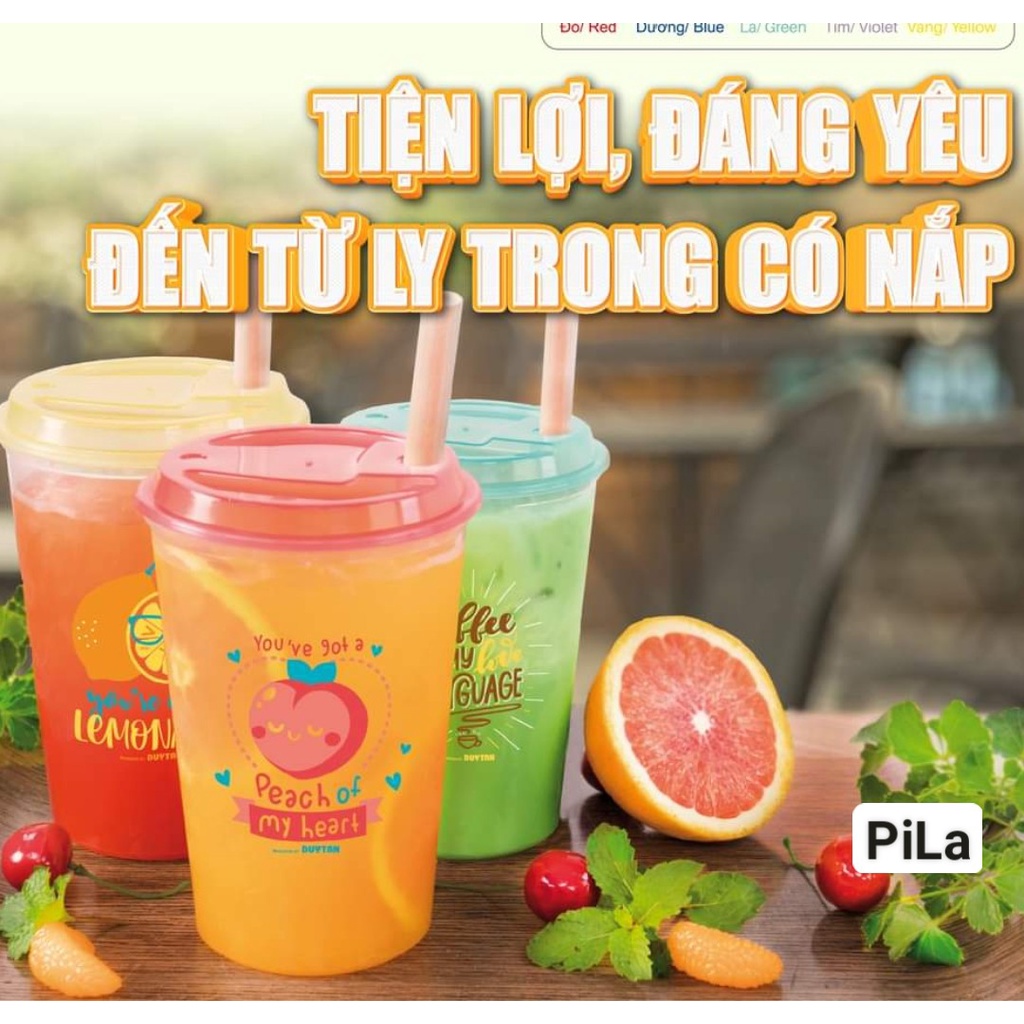 Bình Nắp Trong Có Van Để Ống Hút Siêu Sạch