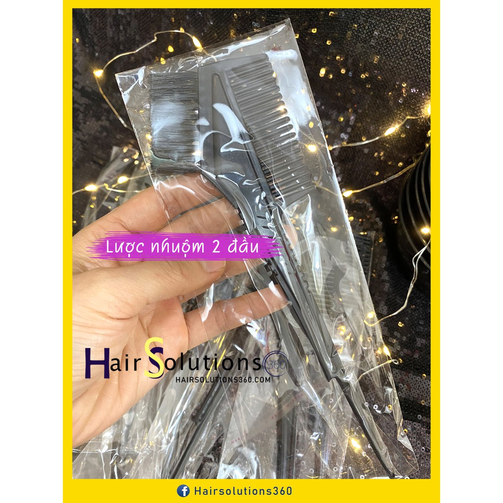 Combo Lược và bát nhuộm tóc chuyên dụng, chén nhuộm - Hairsoluitons