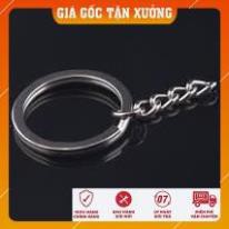 Dây xích móc khóa, khuyên móc khóa kim loại, móc khóa