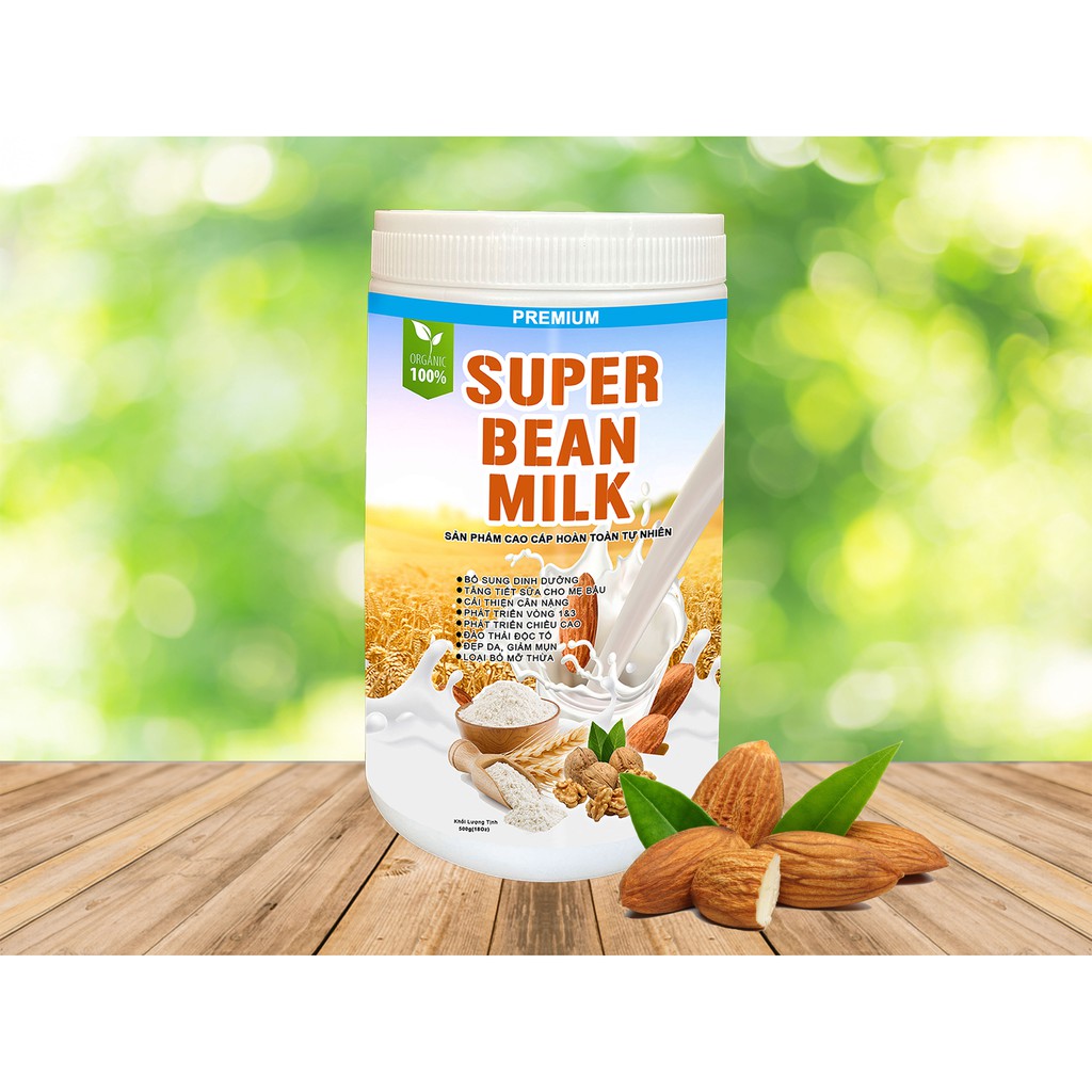 500G BỘT NGŨ CỐC LỢI SỮA CAO CẤP, NGŨ CỐC MẸ BẦU 100% THIÊN NHIÊN SUPER BEAN MILK