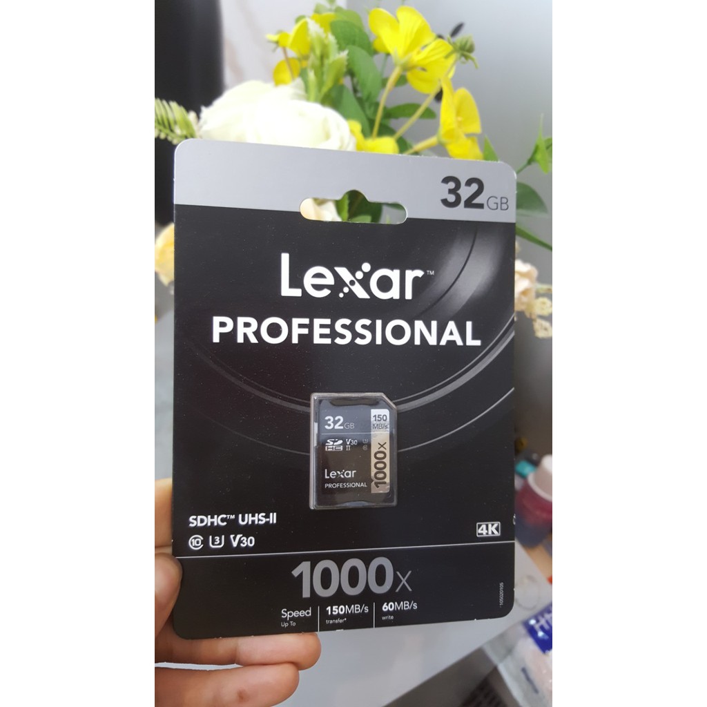 Thẻ nhớ SD Lexar Professional 1000x 150MB - 32GB