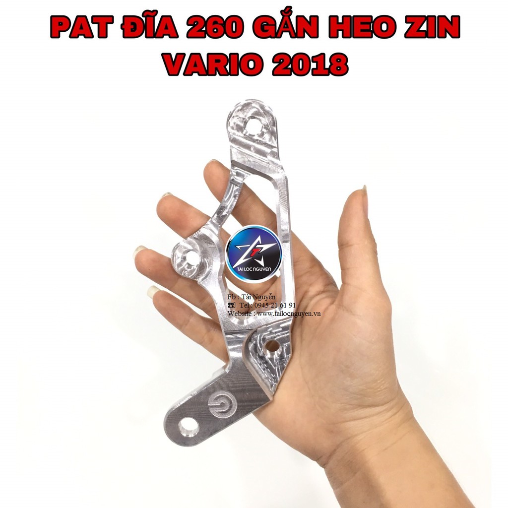 PAT ĐĨA 260MM GẮN HEO ZIN CÁC LOẠI XE