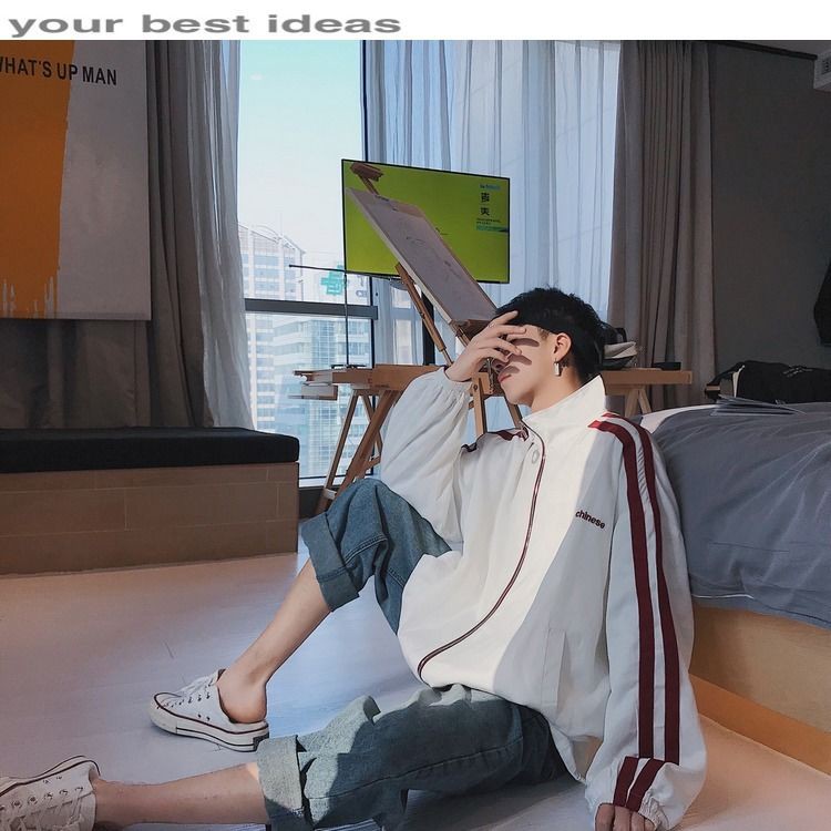 Áo Khoác Bóng Chày Mỏng Phong Cách Hip Hop Thời Trang Mùa Thu Cho Nam | BigBuy360 - bigbuy360.vn