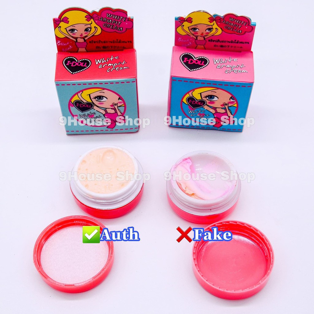 01 Kem I - Doll White Armpit Dưỡng Da Vùng Nách, Khuỷu Tay, Đầu Gối...