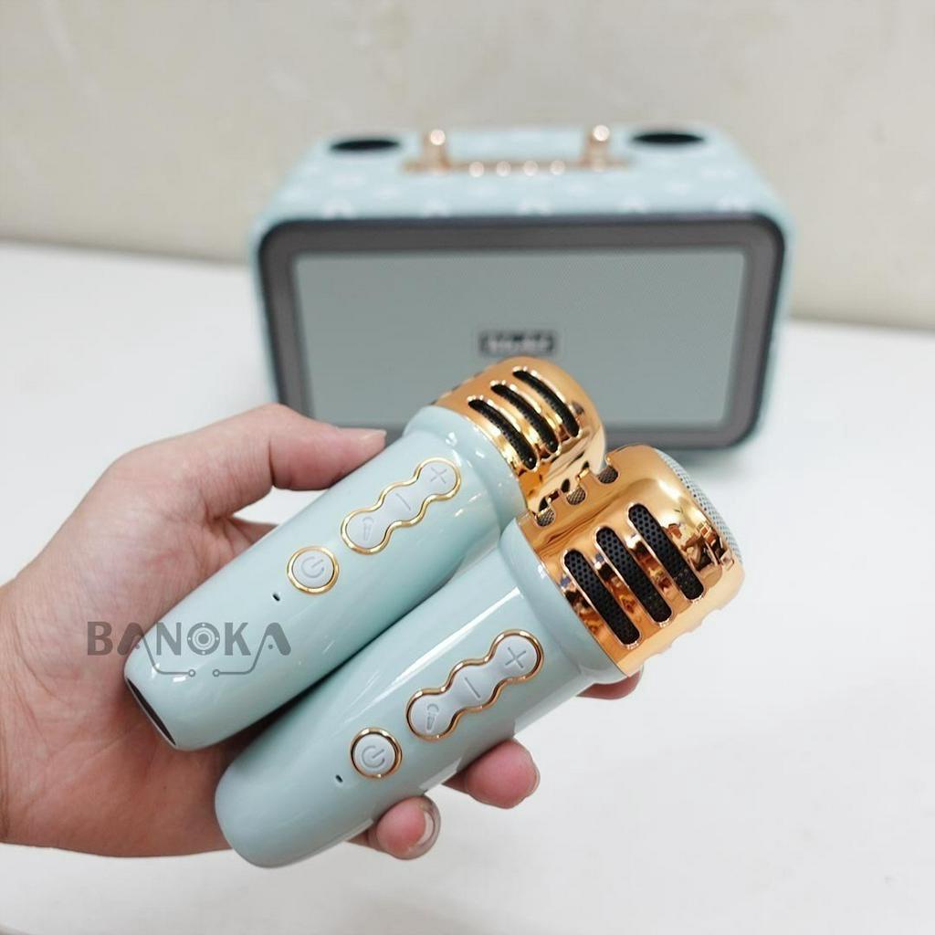 Loa Bluetooth Chính Hãng Karaoke Peterhot A3201-Kèm 2 Mic Hát Karaoke cực hay, công suất 35W - Bảo hành 6 Tháng