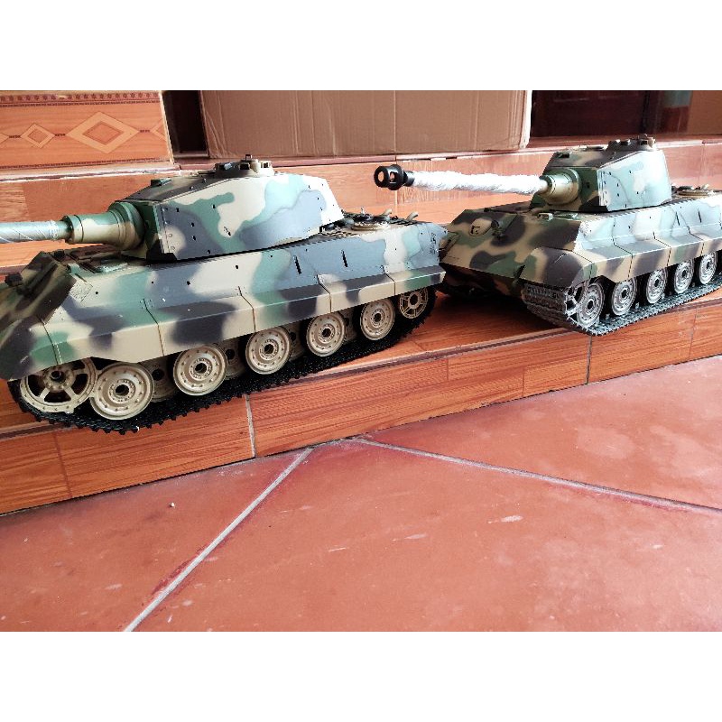 Xe tank Henlong King Tiger 3888A bản nhựa điều khiển từ xa