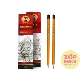 Bút chì Phát thảo KOH I NOOR, chì các B luyện thi vẽ (1 cây)